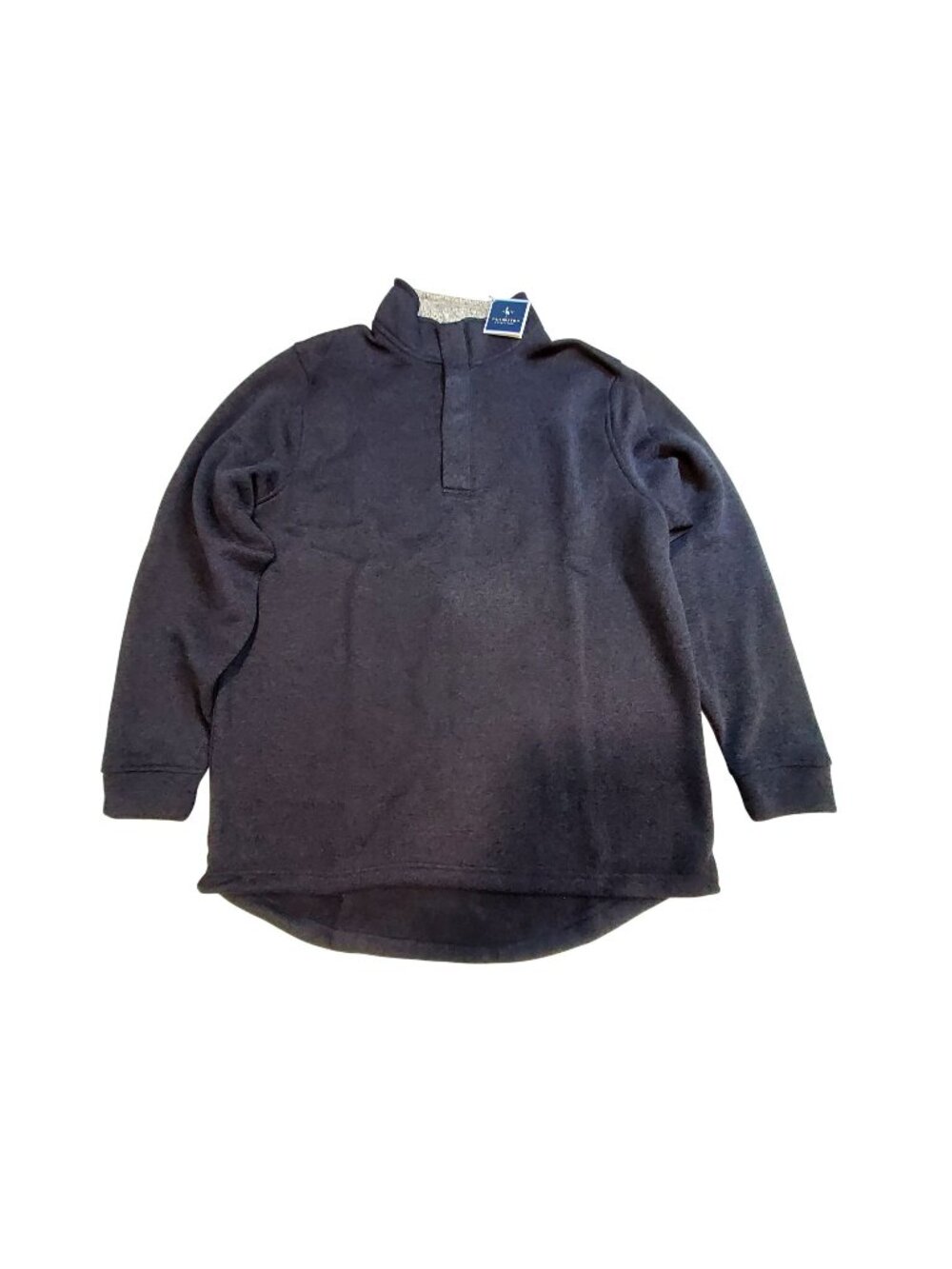 Tailorbyrd Men’s Navy Snap Pullover Size XL  Soft, durable 100% polyester
